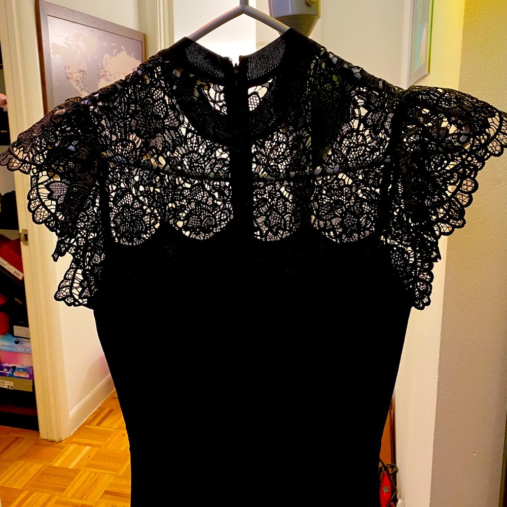 Shoshanna Sandra Lace A Line Dress x- small